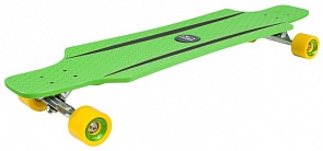 Лонгборд круизер Longboard CruiseStar, цвет green – yellow/зелёно-желтый (Hudora, 12812)